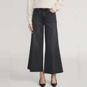 FRAME Le Palazzo Crop Wide-Leg Jeans